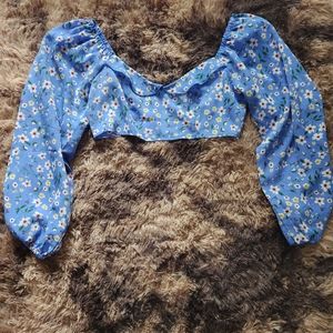 Zaful crop top long sleep